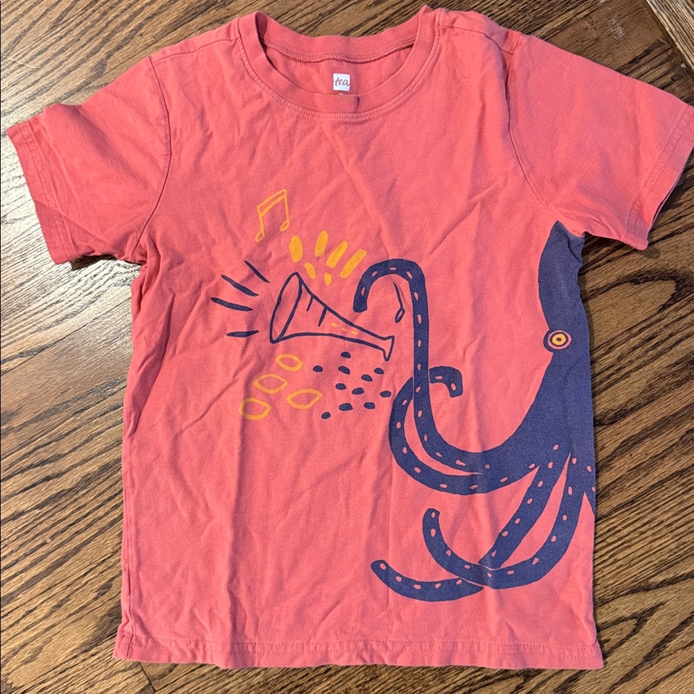 Kids Tea Collection Octopus Graphic T-Shirt